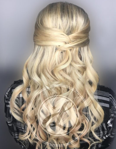 beautiful blonde wedding hair lake oswego