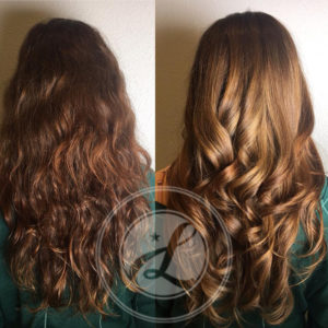 long hair color and highlights