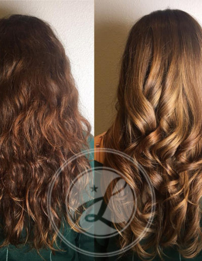 long hair color and highlights
